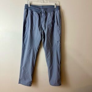 Eddie Bauer Blue Cargo Pants drawstring waist women’s size M